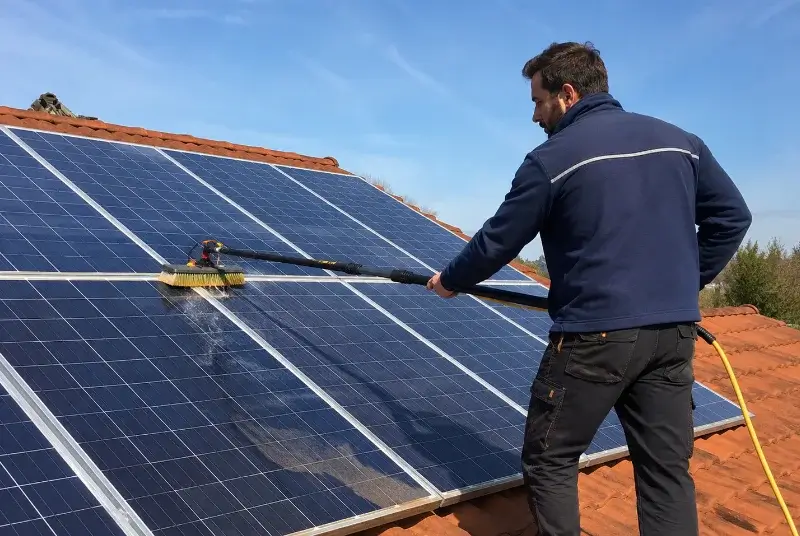 Nettoyage et entretien de panneaux solaires à Montséret
