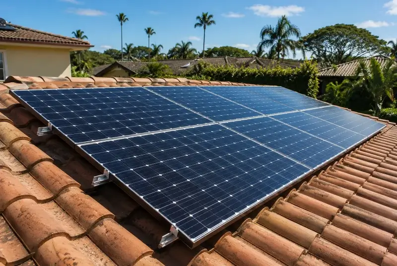 Installation de panneaux solaires à Montséret